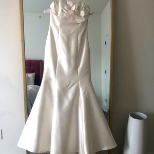 Wedding dress noir by Lazaro